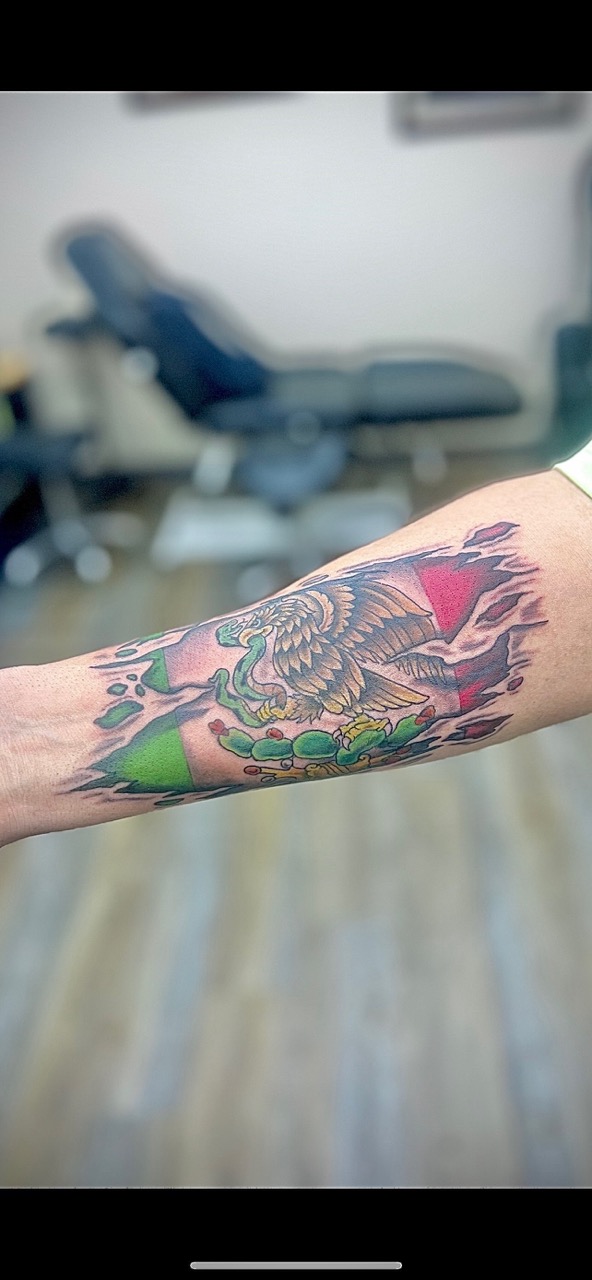 Ollie Thompson tattoo work 1