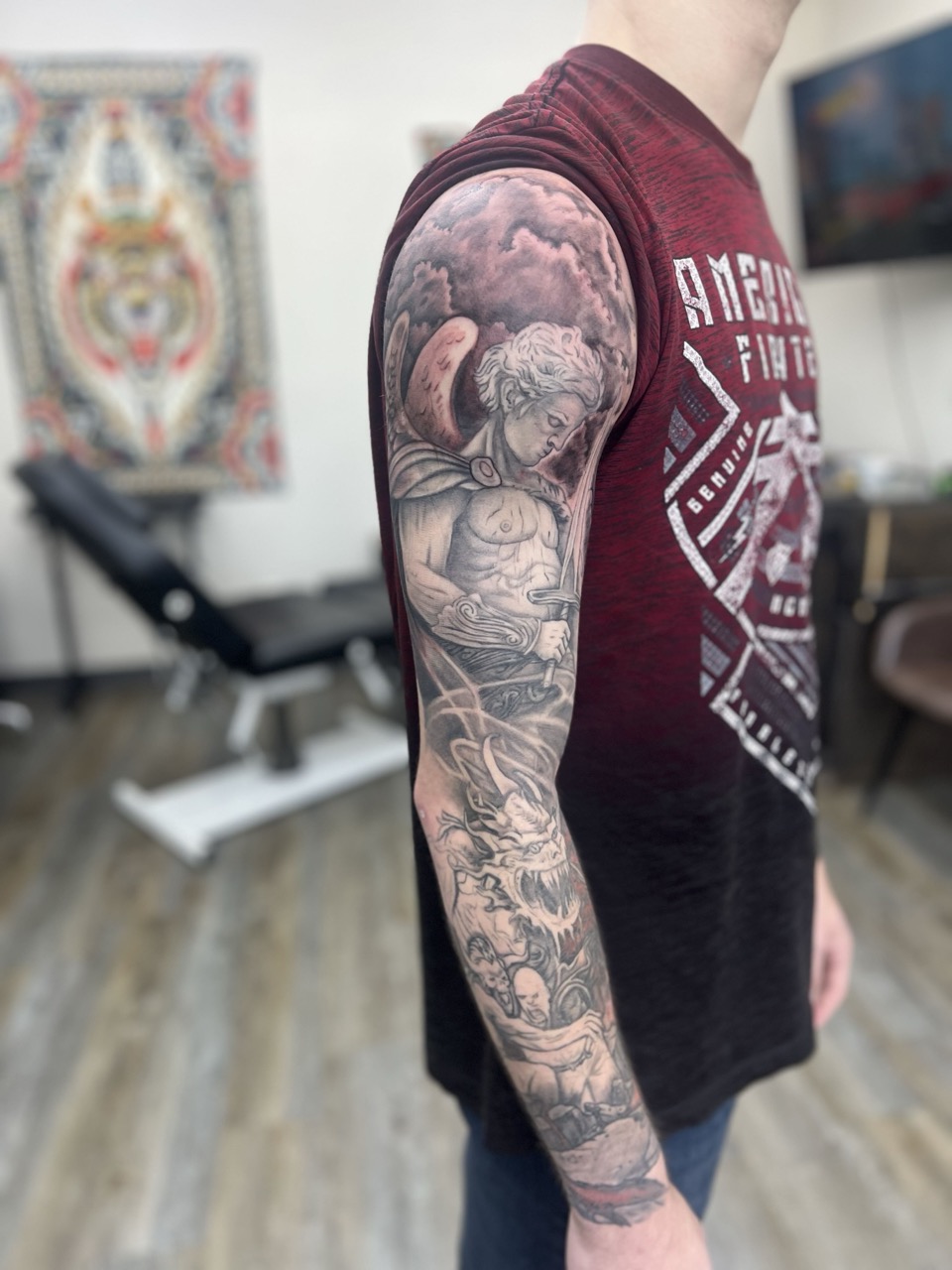 Ollie Thompson tattoo work 6