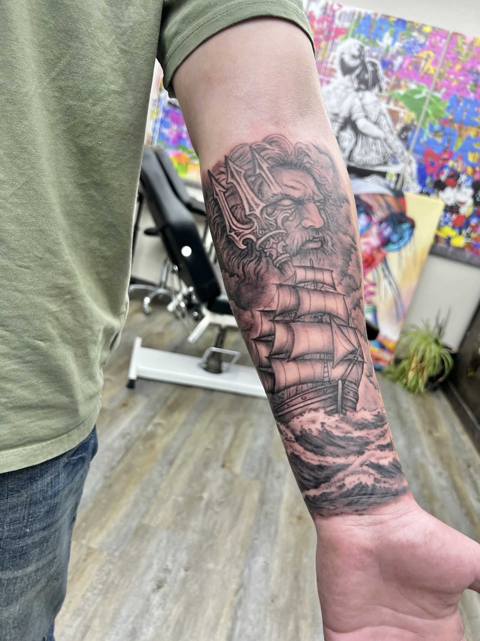 Ollie Thompson tattoo work 9
