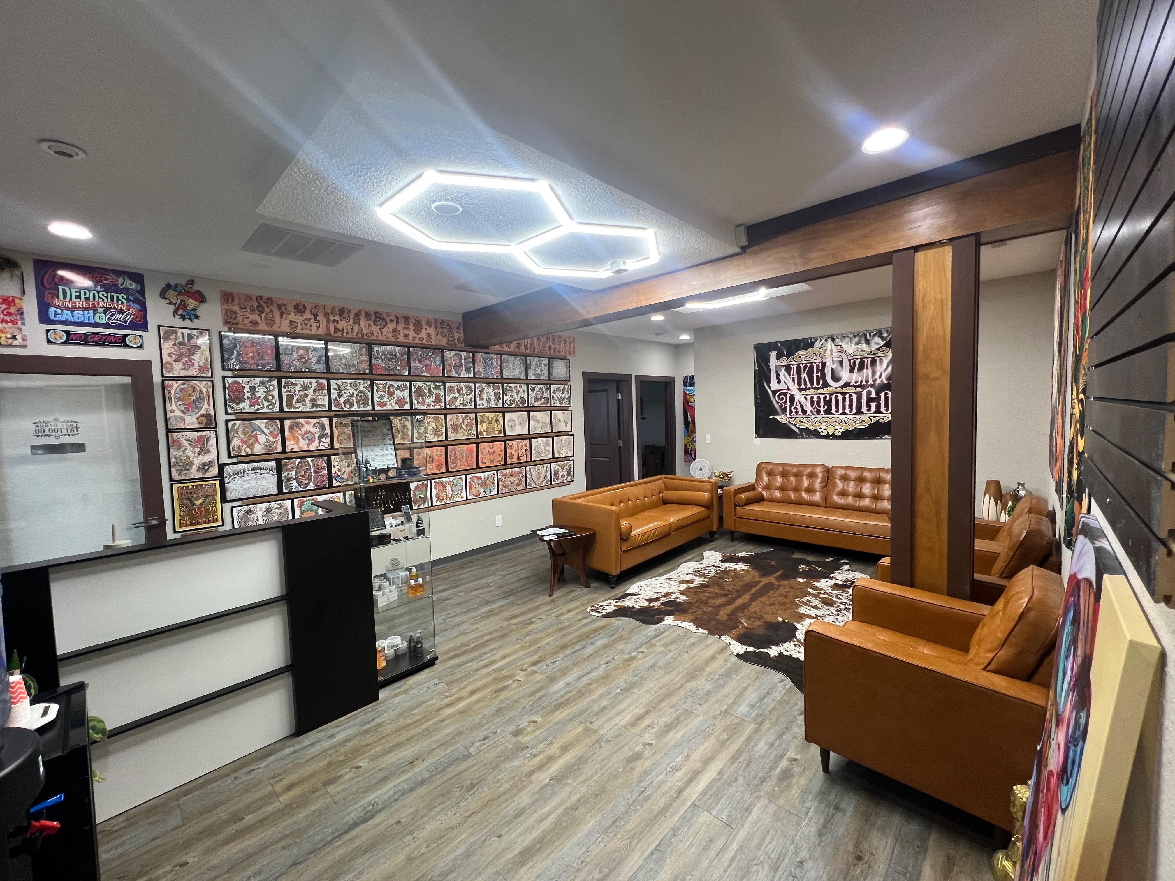 Inside the shop